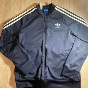 Adidas dark blue jacket